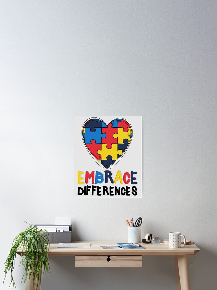 Embrace Differences Shirt - Support Autism Awareness Day Tee Embrace Differences Shirt - Support Autism Awareness Day Tee
