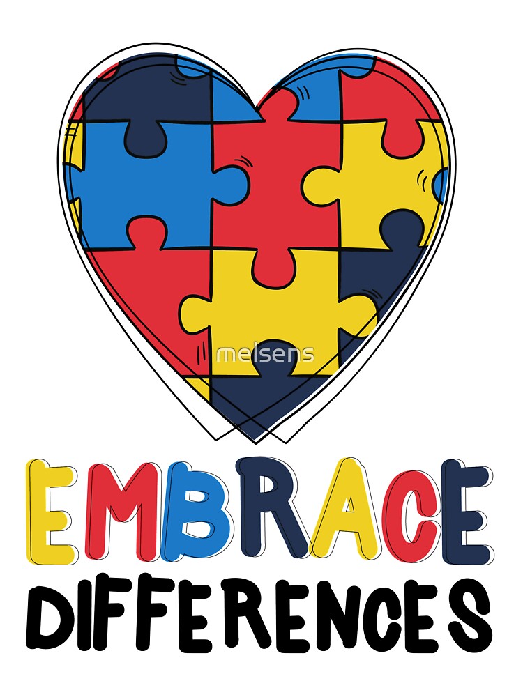 Embrace Differences Shirt - Support Autism Awareness Day Tee Embrace Differences Shirt - Support Autism Awareness Day Tee