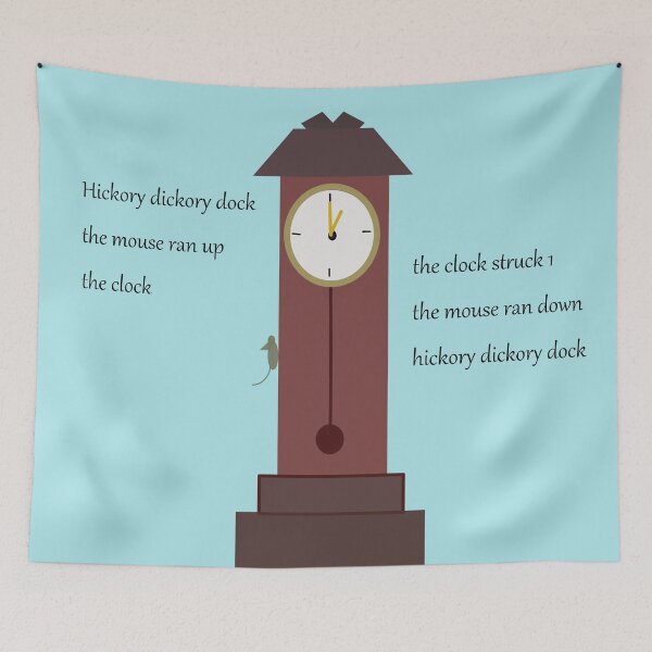Item preview, Hickory dickory dock designed and sold by designInk.