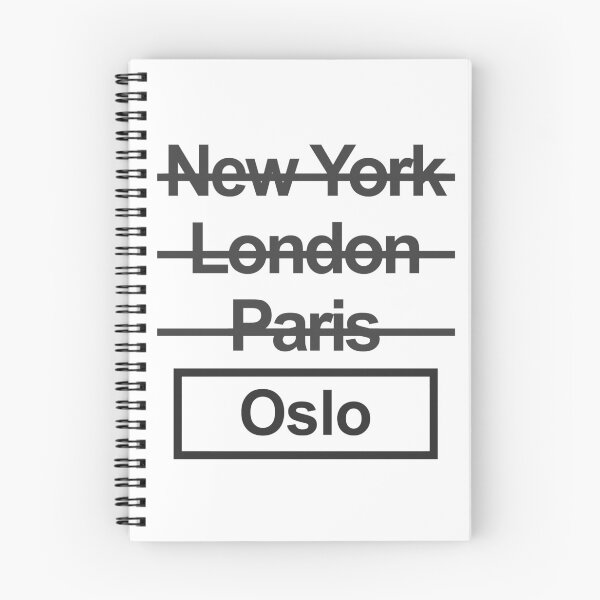 Item preview, Norway Oslo City Text design designed and sold by GetItGiftIt.