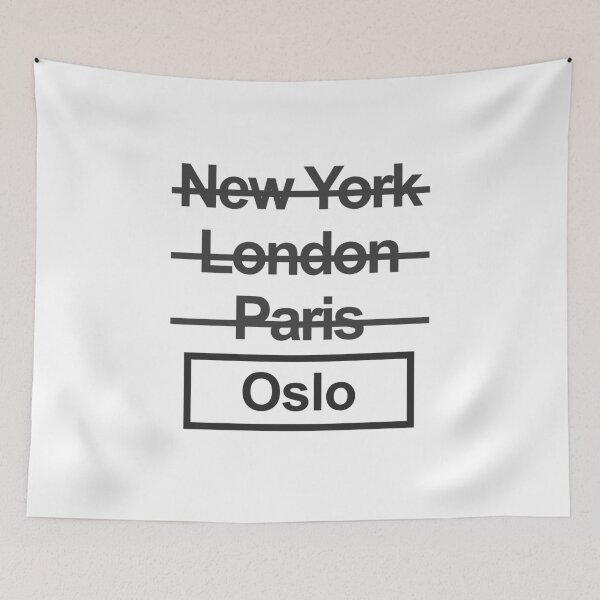 Item preview, Norway Oslo City Text design designed and sold by GetItGiftIt.