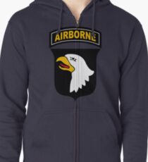 101st Airborne Division (US Army) Zipped Hoodie