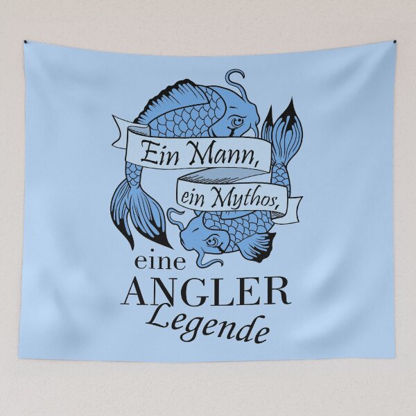 Item preview, Fisherman - blue designed and sold by ARTemyzz.