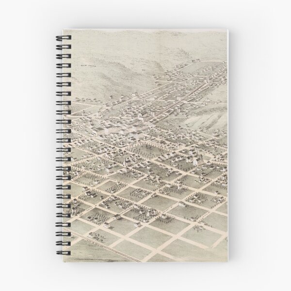 Item preview, Vintage Pictorial Map of Council Bluffs (1868) designed and sold by BravuraMedia.