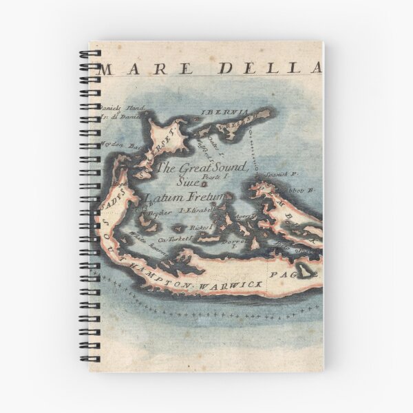 Item preview, Vintage Map of Bermuda (1694) designed and sold by BravuraMedia.