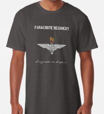 Camiseta larga Regimiento de paracaídas (Reino Unido - sin bandera) "Every Man An Emperor"