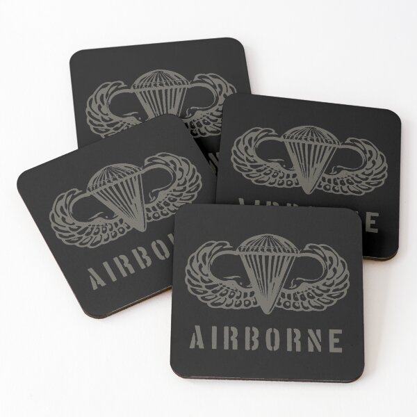 Item preview, US airborne parawings - grey designed and sold by wordwidesymbols.
