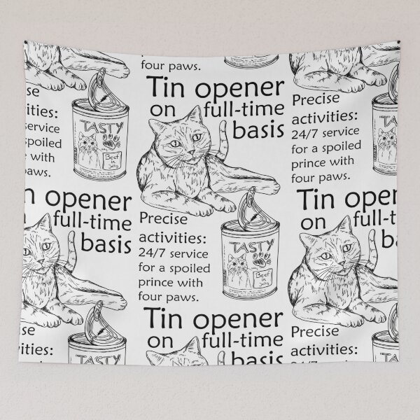 Item preview, Tin opener EN - black designed and sold by ARTemyzz.
