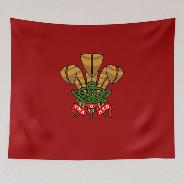 Item preview, Wales Three Feathers - Red Kite designed and sold by BoxDesigns.