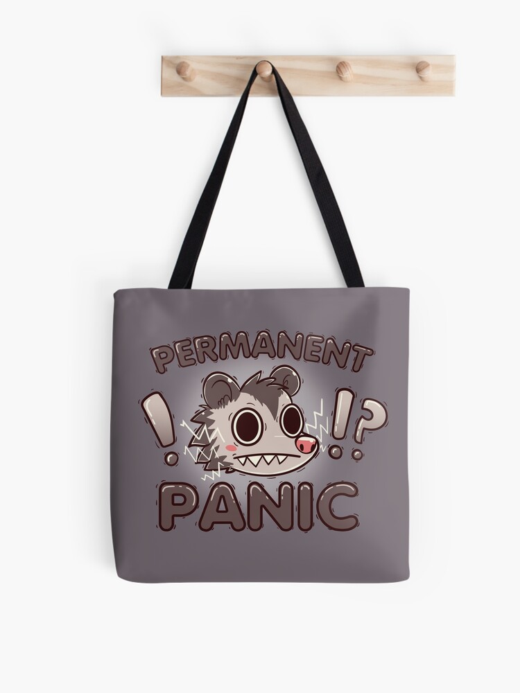 Thumbnail 1 of 2, Tote Bag, Permanent Panic Opossum designed and sold by TechraNova.