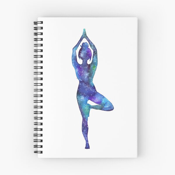 Item preview, Tree pose - yoga galaxy designed and sold by Aurora Gritti.