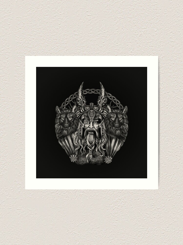 Scandinavian God - Odin Art Board Print for Sale by MyFavorTee