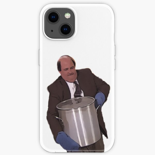 Binging with Babish: famous chili The Office us, digital artwork, cartoon art iPhone Soft Case