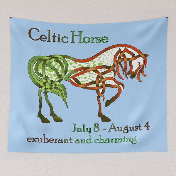 Item preview, Celtic Knot Horse Birthsign designed and sold by KnotYourWorld.