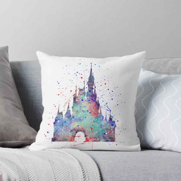 Item preview, Princess Castle Watercolour Painting designed and sold by AffordableArtCo.
