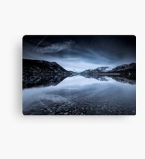Ullswaters Reflections in Monochromatic Canvas Print