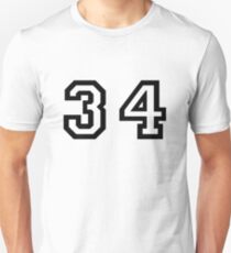 Thirty four Unisex T-Shirt