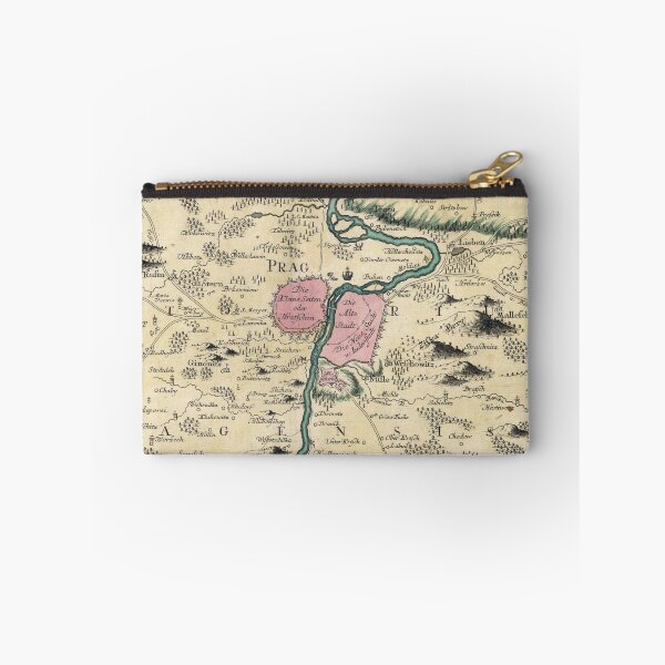 Item preview, Vintage Map of Prague & Surrounding Area (1740) designed and sold by BravuraMedia.