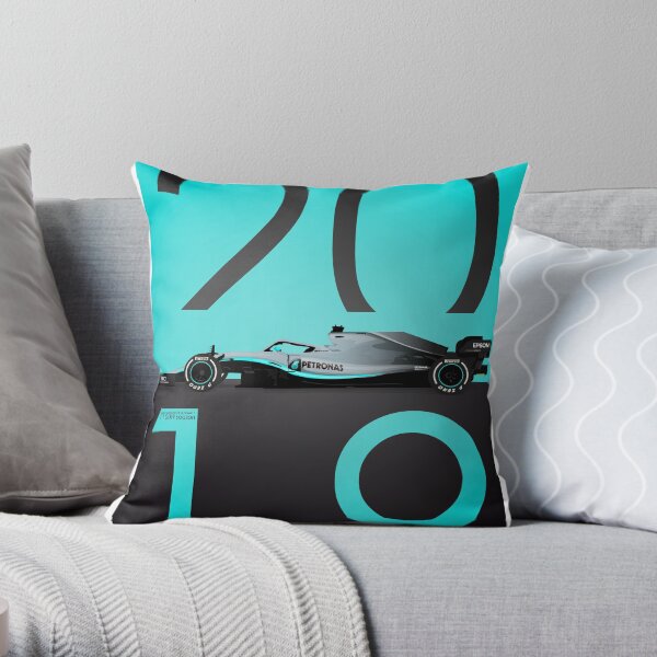 Merc w10 poster Throw Pillow