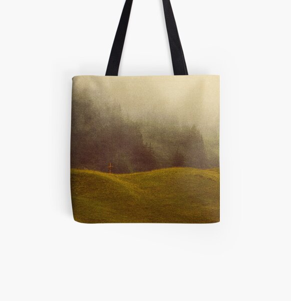 Fading Faith Allover-Print Tote Bag