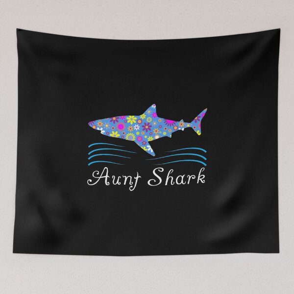 Item preview, Aunt Shark Floral Design - Cute Gift Ideas designed and sold by cartba.