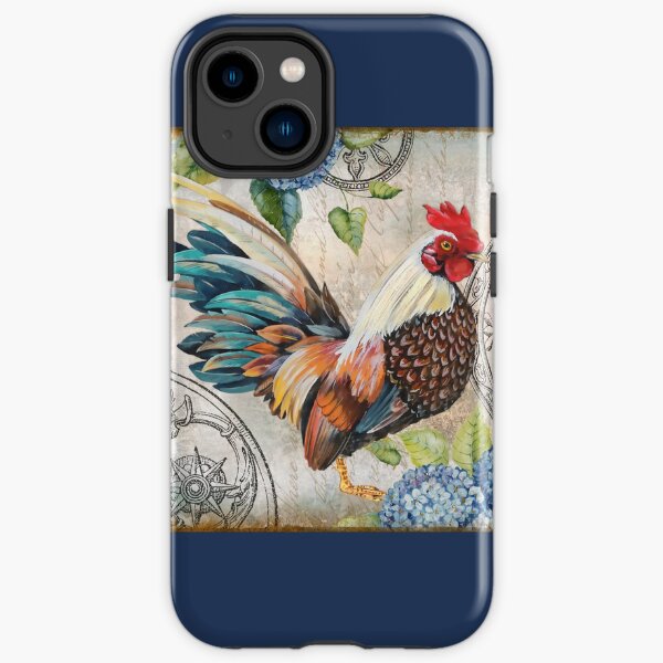 Ironwork Rooster C iPhone Tough Case
