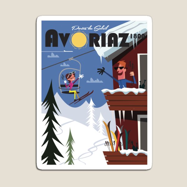Item preview, Avoriaz Poster designed and sold by GAGodel.