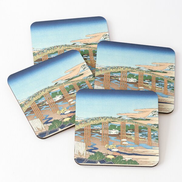 Item preview, Yahagi Bridge at Okazaki on the Tokaido by Katsushika Hokusai designed and sold by Takeda-art.