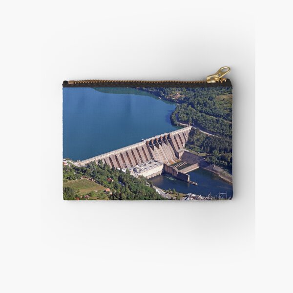 Item preview, hydroelectric power plant on river landscape summer season designed and sold by goceris.