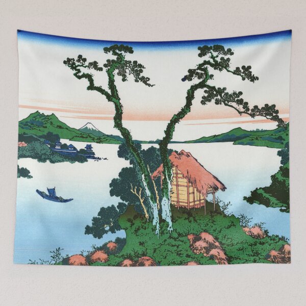 Item preview, Lake Suwa in Shinano Province by Katsushika Hokusai designed and sold by Takeda-art.