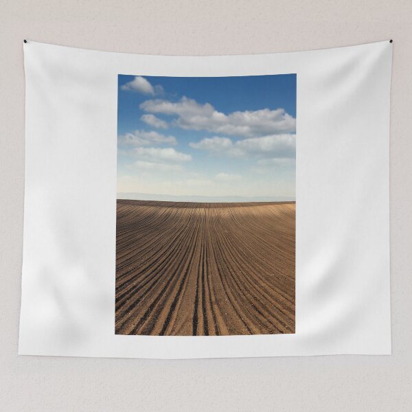 Item preview, plowed field landscape spring season designed and sold by goceris.