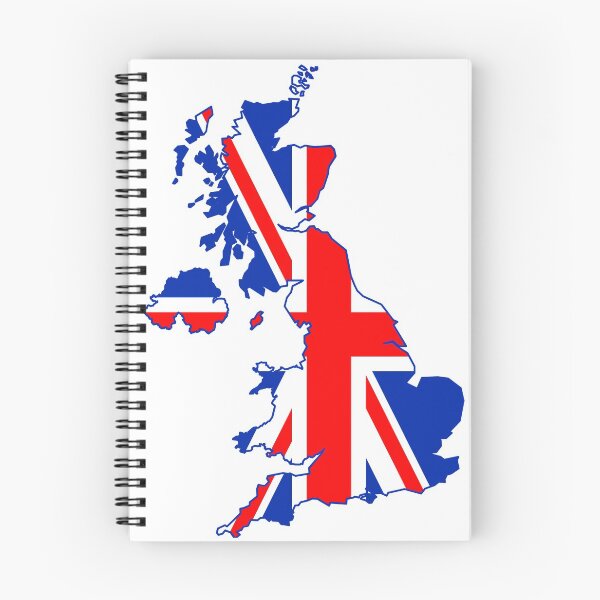 Item preview, Mapa del país de la bandera del Reino Unido designed and sold by RagnarokDesigns.