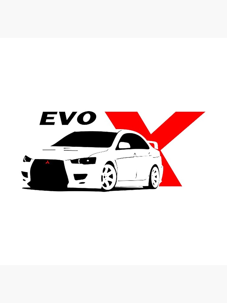 "Evo X Logo" Art Print for Sale by anr1 Redbubble