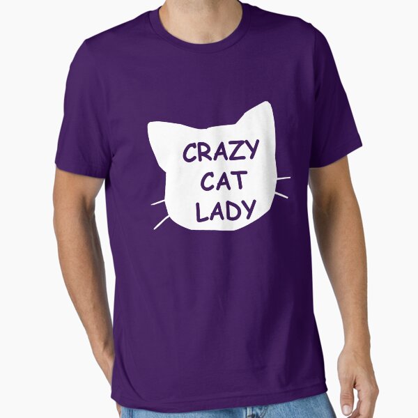 Item preview, Town Tees Crazy Cat Lady Pet Lover Shirt designed and sold by TownTees.