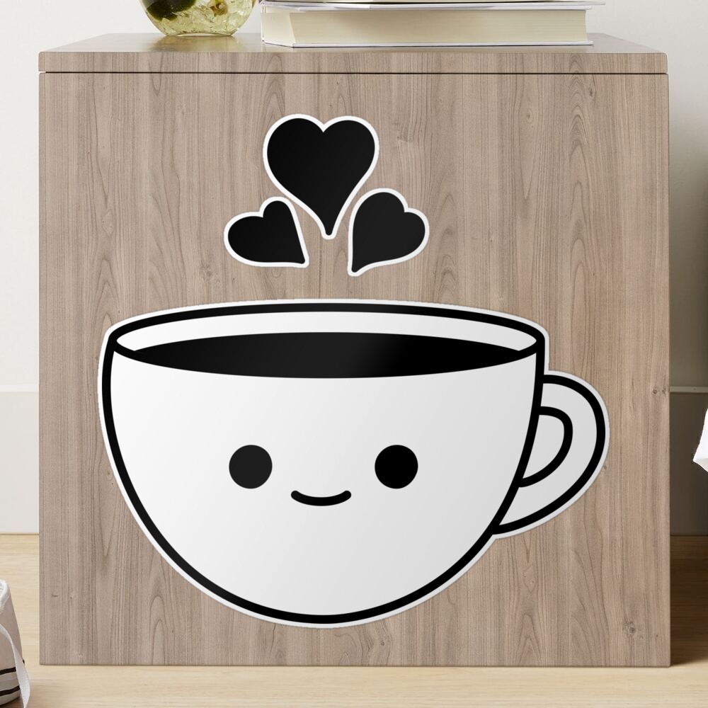cute tea cup hearts Postcard for Sale by P Bodi