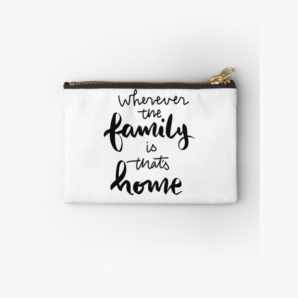 Item preview, Wherever the Family is that's Home Brush Lettering Handwriting Inspirational Quote designed and sold by simplylettering.