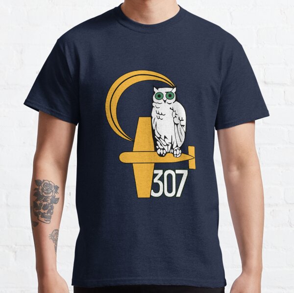 Vista previa del artículo con la obra «Escuadrón de cazas nocturnos polaco nº 307 de la RAF (histórico)», diseñado y vendido por wordwidesymbols.