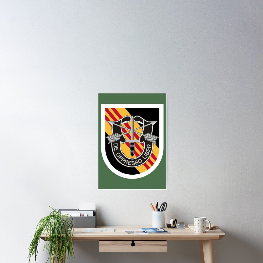 "5th Special Forces Group (United States)" Poster by wordwidesymbols ...