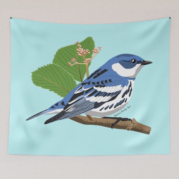 Item preview, Cerulean Warbler designed and sold by BennuBirdy.