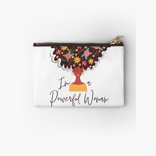 Item preview, I'm a Powerful Woman T-Shirt Afro American Feminism Shirt Top Tee Gift  designed and sold by No Limits T-Shirts.