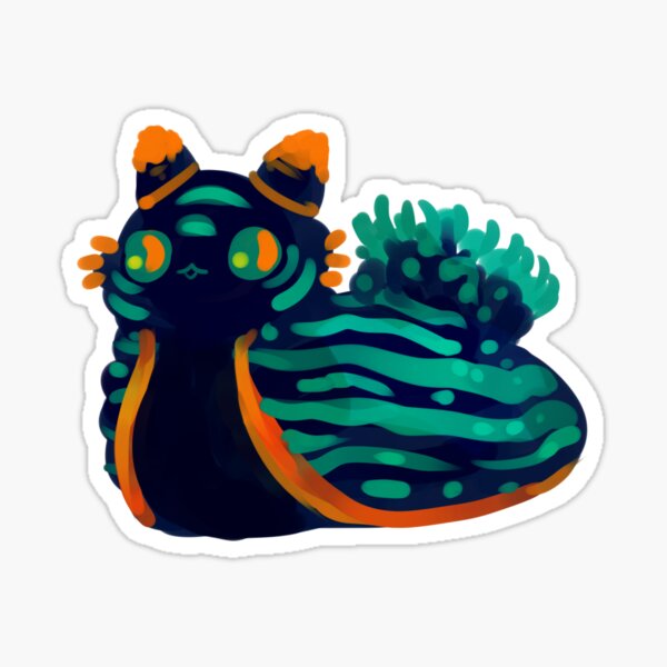 Item preview, nudibranch kitty designed and sold by snowysaur.