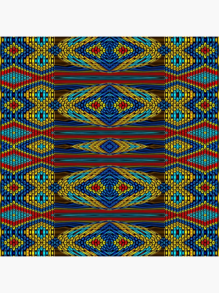 Thumbnail 3 of 3, Sticker, Ancient Traditional Motif (Glitter 1) designed and sold by Vk91.