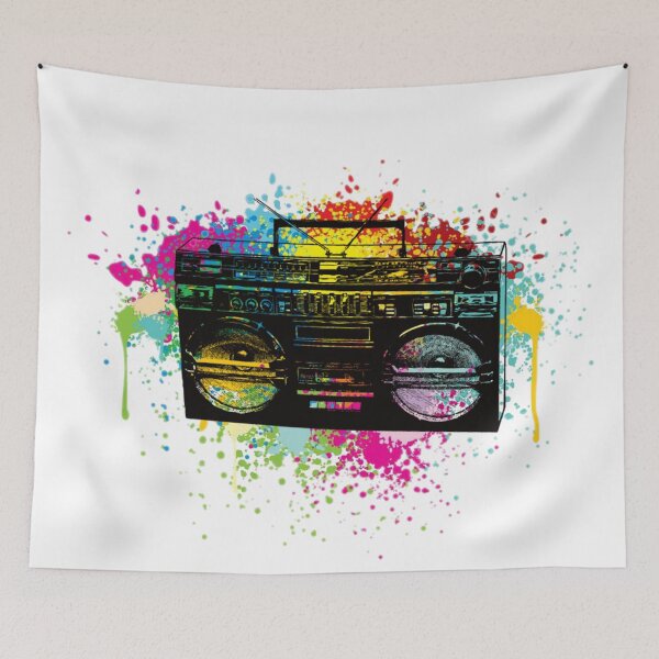 Item preview, Salpicadura de boombox designed and sold by retro-land.