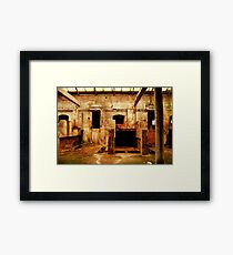 Dungeon...? Framed Print
