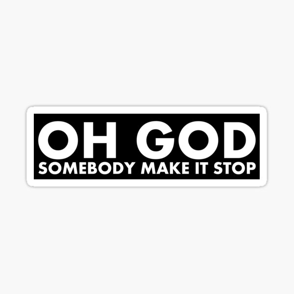 Item preview, Make it stop! designed and sold by GnomeEnthusiast.