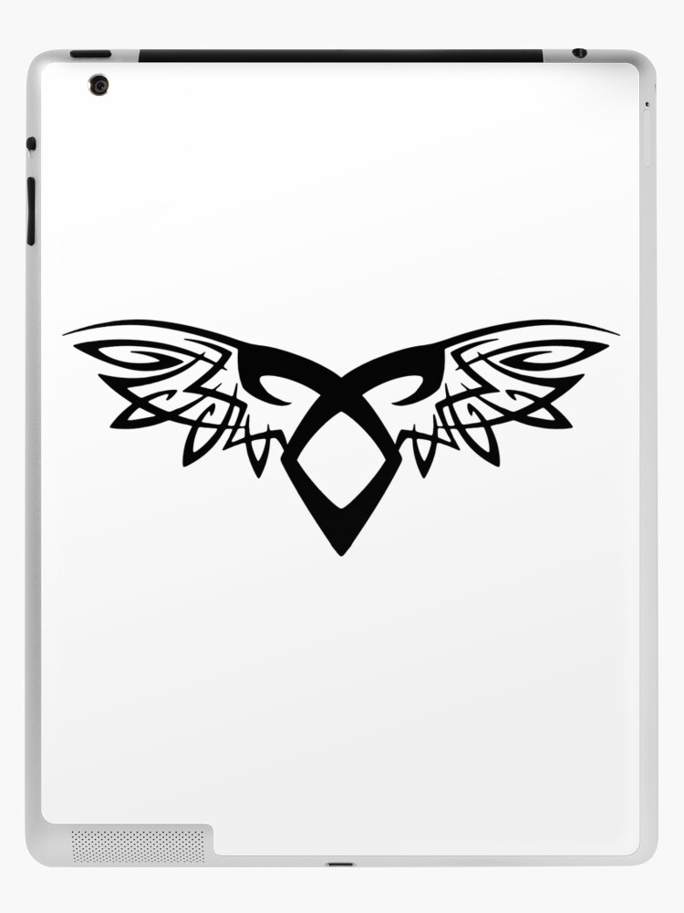 Shadowhunters rune - angelic power rune with tribal wings (black) - Clary,  Alec, Jace, Izzy, Magnus iPad Case & Skin for Sale by Vane22april