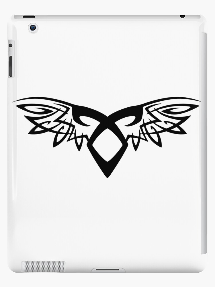 Shadowhunters rune - Angelic power rune voids and outline splashes (black)  - Clary, Alec, Izzy, Jace, Magnus - Malec iPad Case & Skin for Sale by  Vane22april