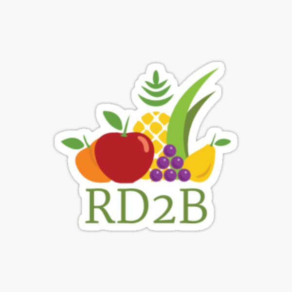 RD2B Pegatina