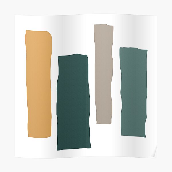 COOL TONE ABSTRACT Poster