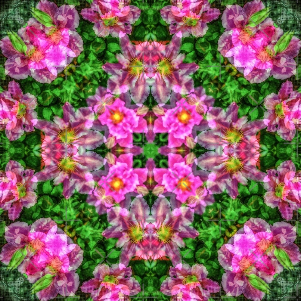 "Floral Symmetry 1902202" by Matnev110 Redbubble